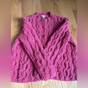 J Jill button down sweater